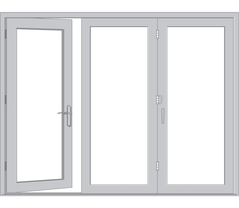 Port St Lucie Pella Architect Reserve Series Contemporary Bifold Patio Door